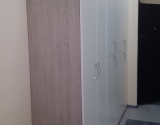 Раздевалка фасады Kronospan 0101 BS Белый фасадный 18мм, корпуса Kronospan 5529 ЕS Орегон/Пикард18мм