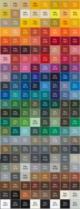RAL – шкала цветов покраски